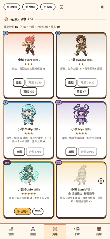 Six awakeners